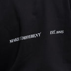 Whatever Black Oversized Sweatshirt