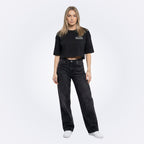 Signature Black Crop Top