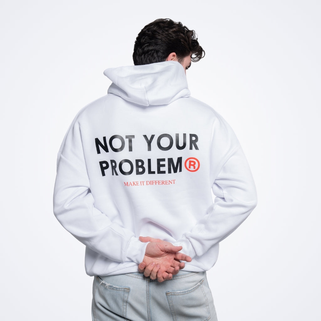 Signature White Oversized Hoodie