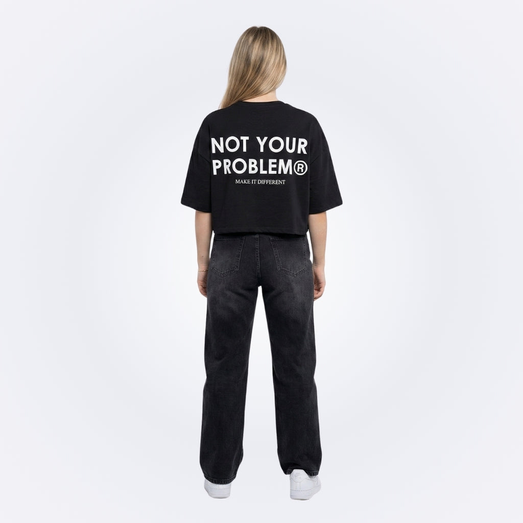 Signature Black Crop Top