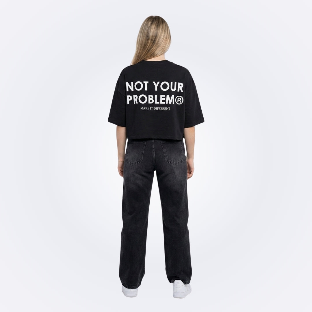 Signature Black Crop Top