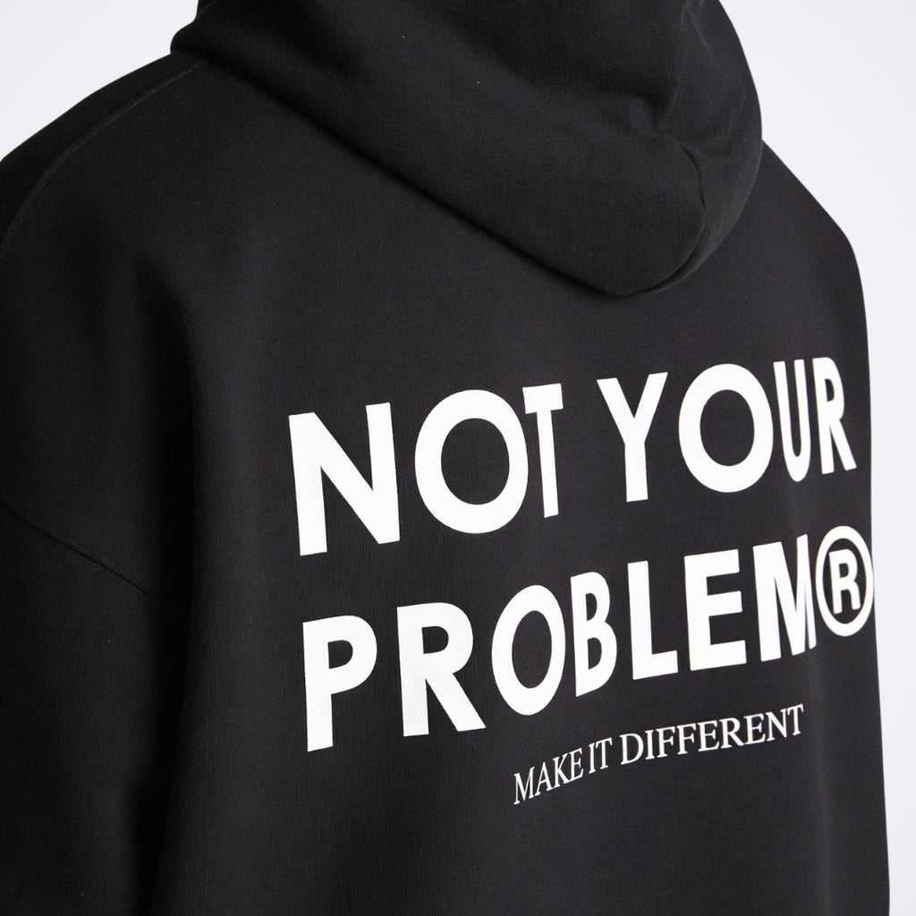 Signature Black Oversized Hoodie