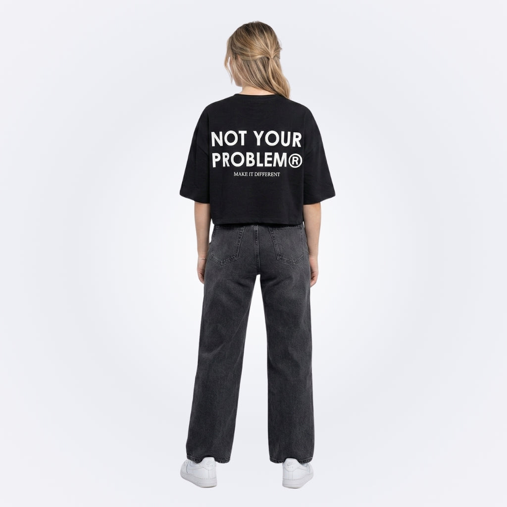 Signature Black Crop Top