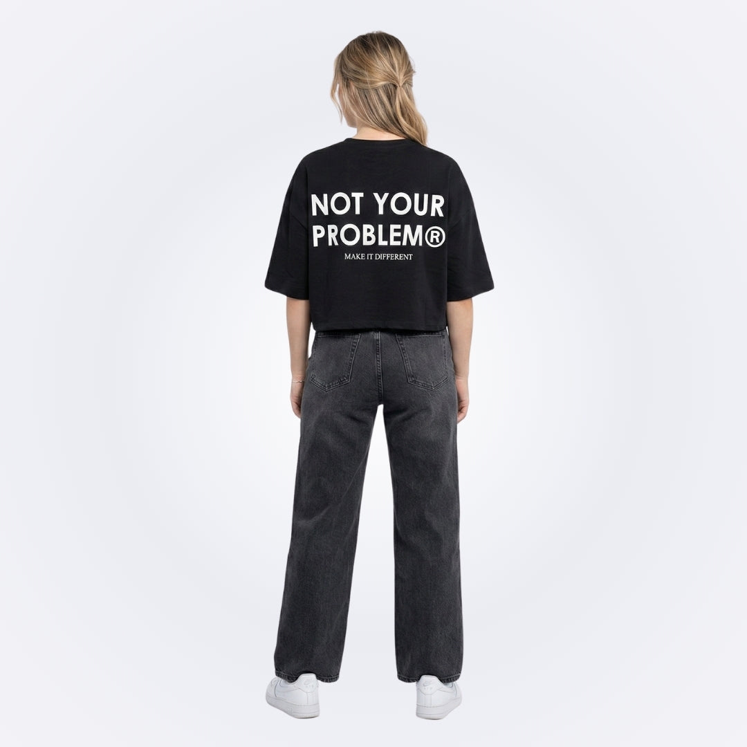 Signature Black Crop Top