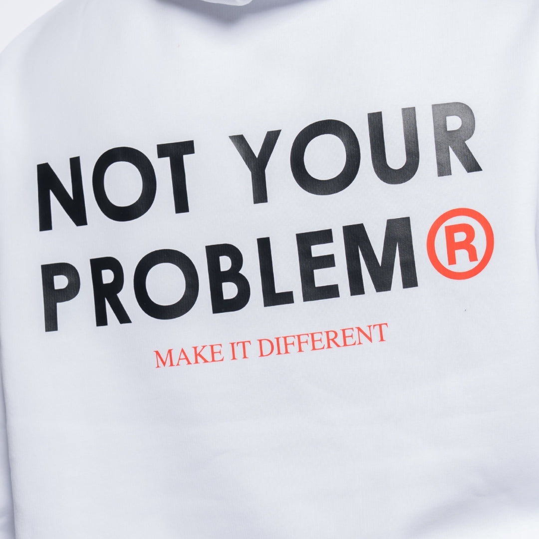 Signature White Oversized Hoodie