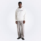 She's Just a Friend White Oversized Hoodie