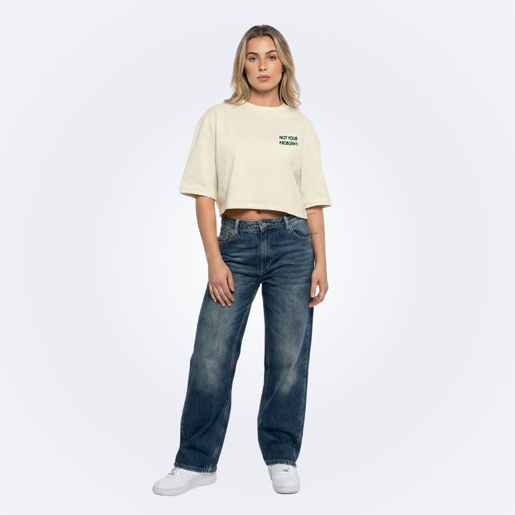 Signature Cream Crop Top