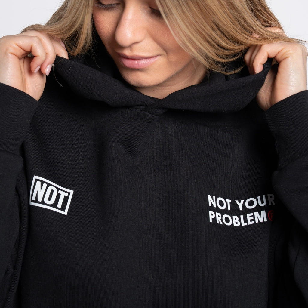 Nail Appointment Black Oversized Hoodie