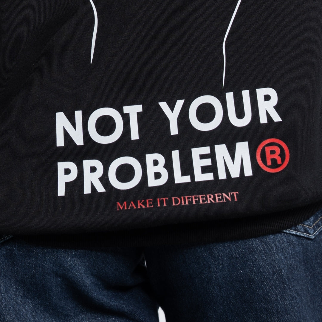 Nail Appointment Black Oversized Hoodie