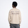 Signature Brown Oversized Sweatshirt
