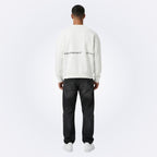 Whatever White Oversized Sweatshirt