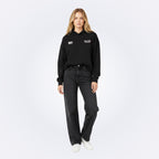 Nail Appointment Black Oversized Hoodie