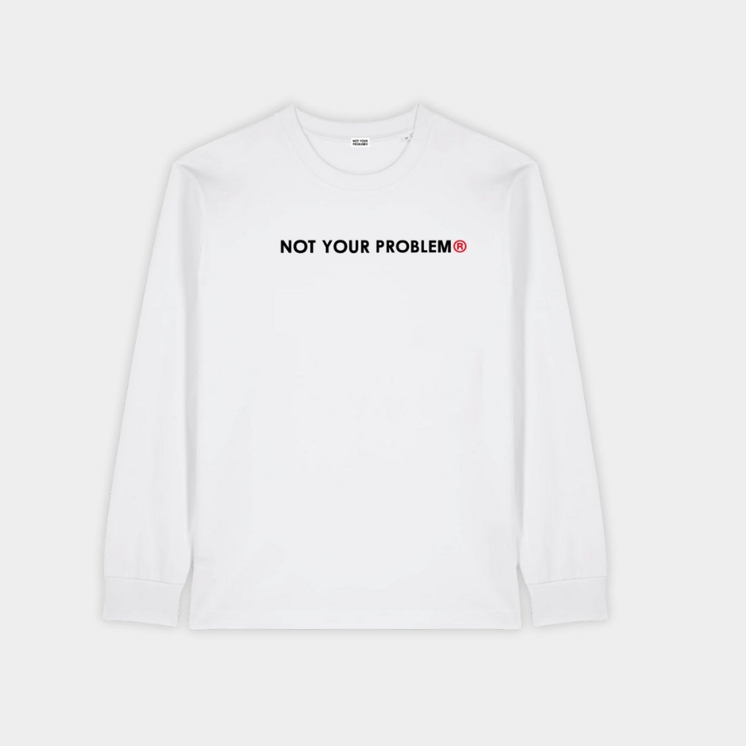 She's Just a Friend White Longsleeve