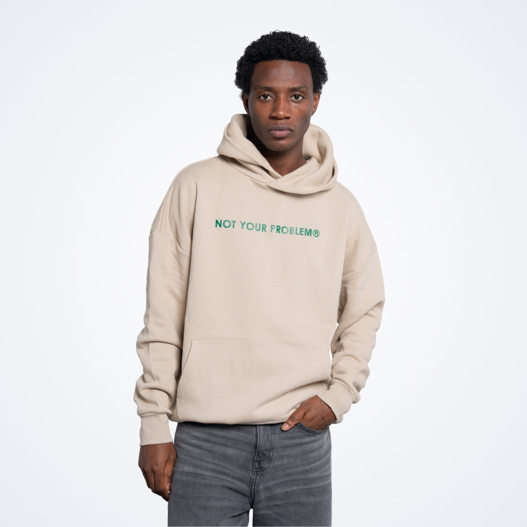 Signature Cream Oversized Hoodie