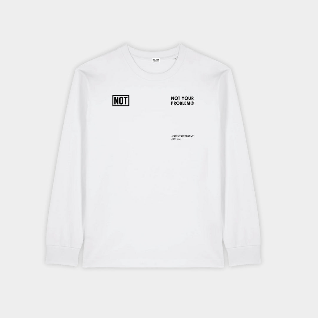 Blessed White Longsleeve