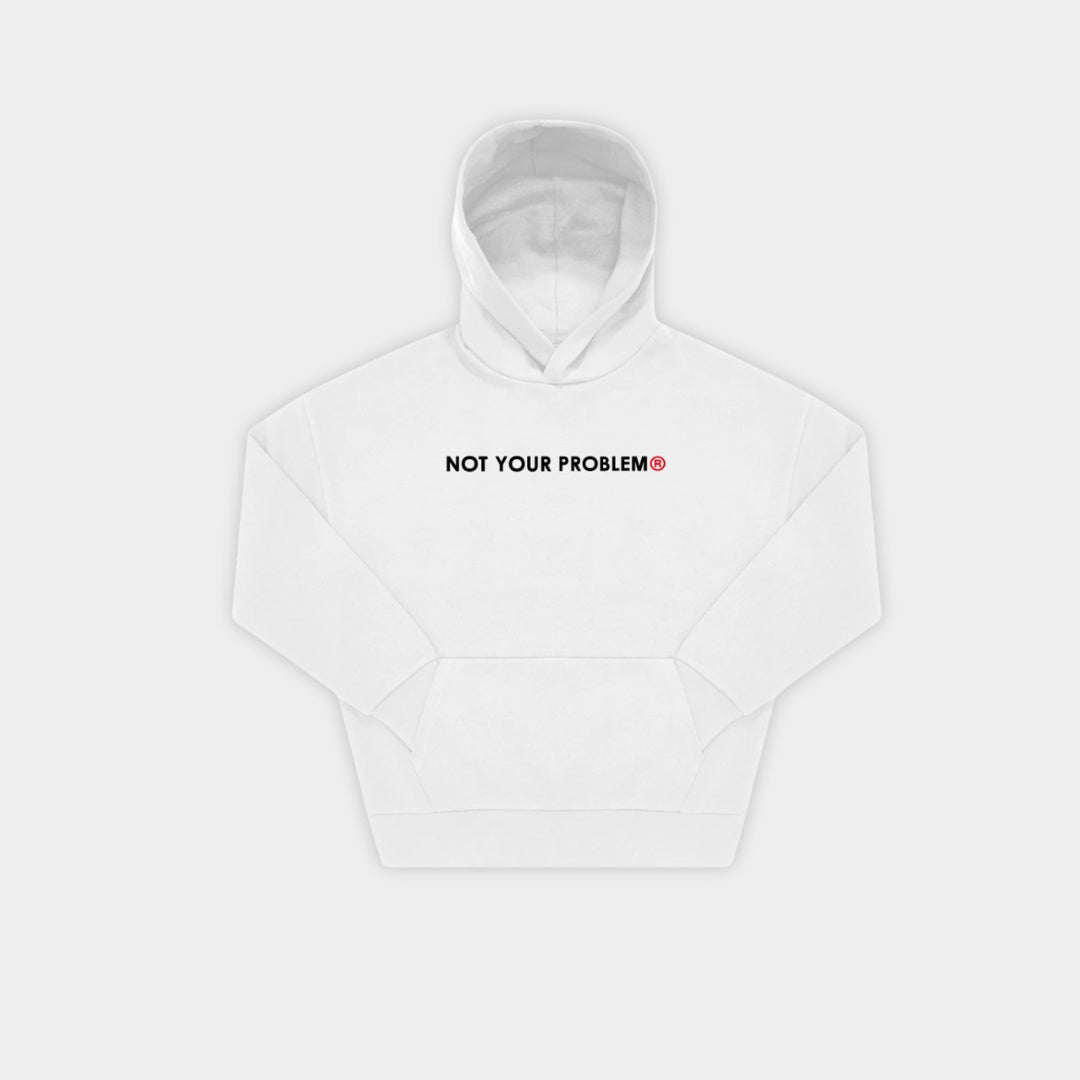 Signature White Oversized Hoodie