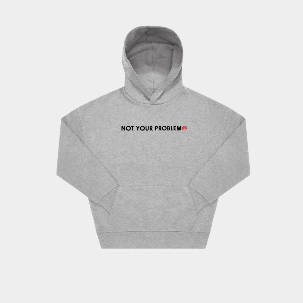 Signature Gray Oversized Hoodie