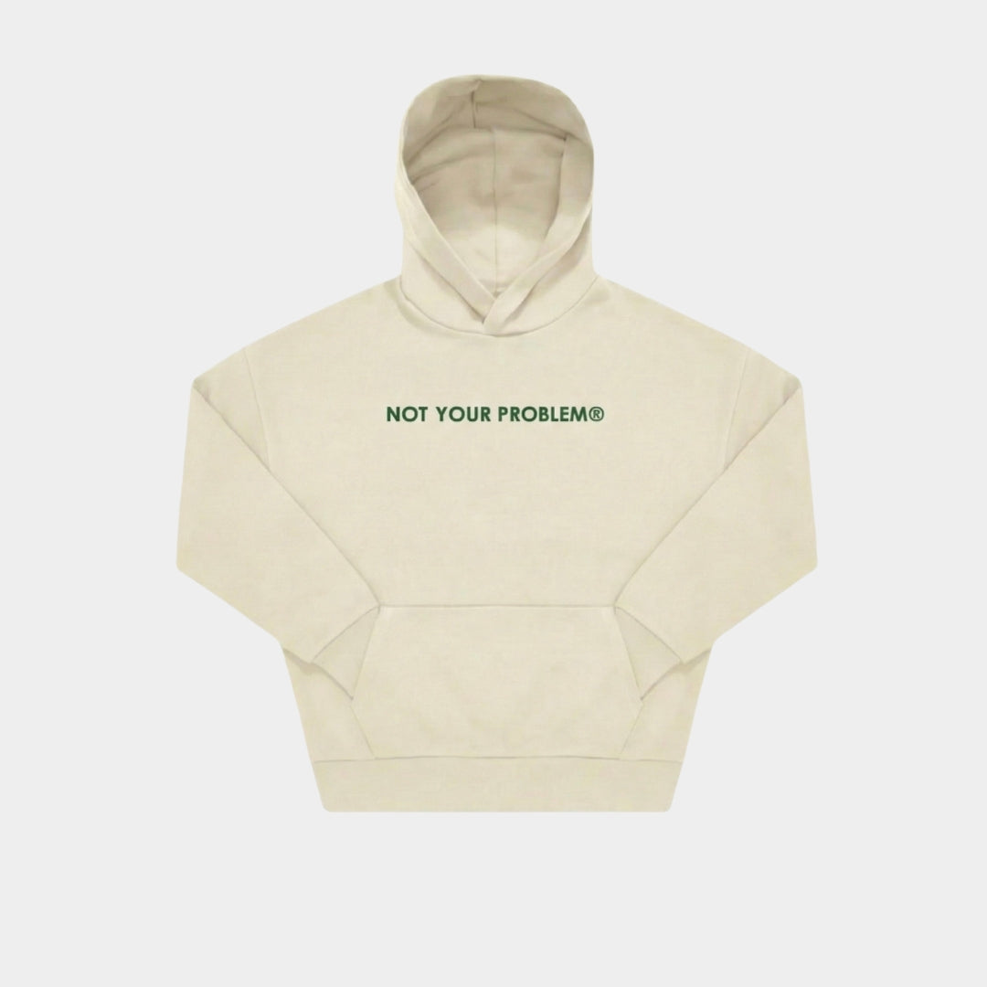 Signature Cream Oversized Hoodie