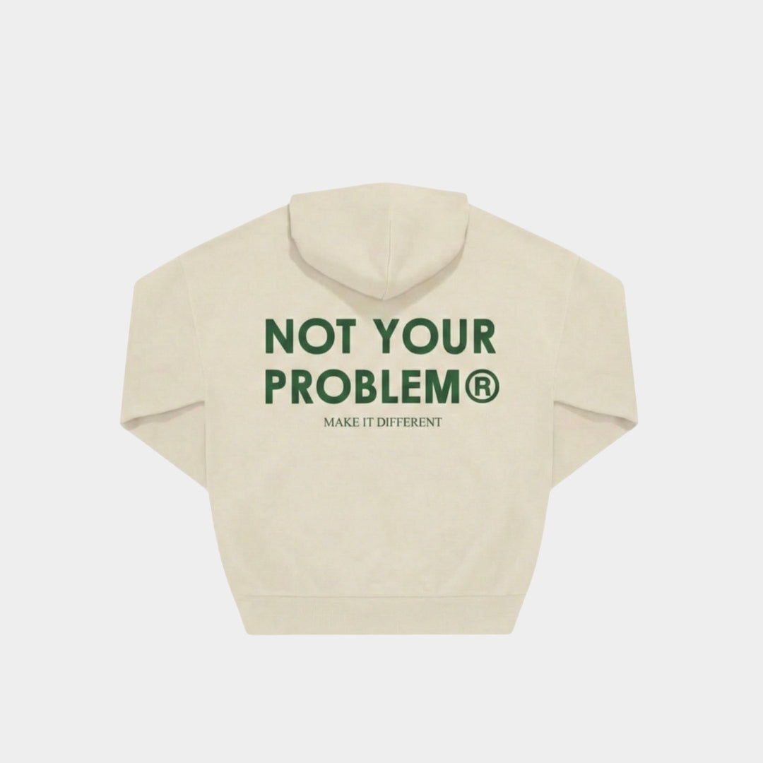 Signature Cream Oversized Hoodie