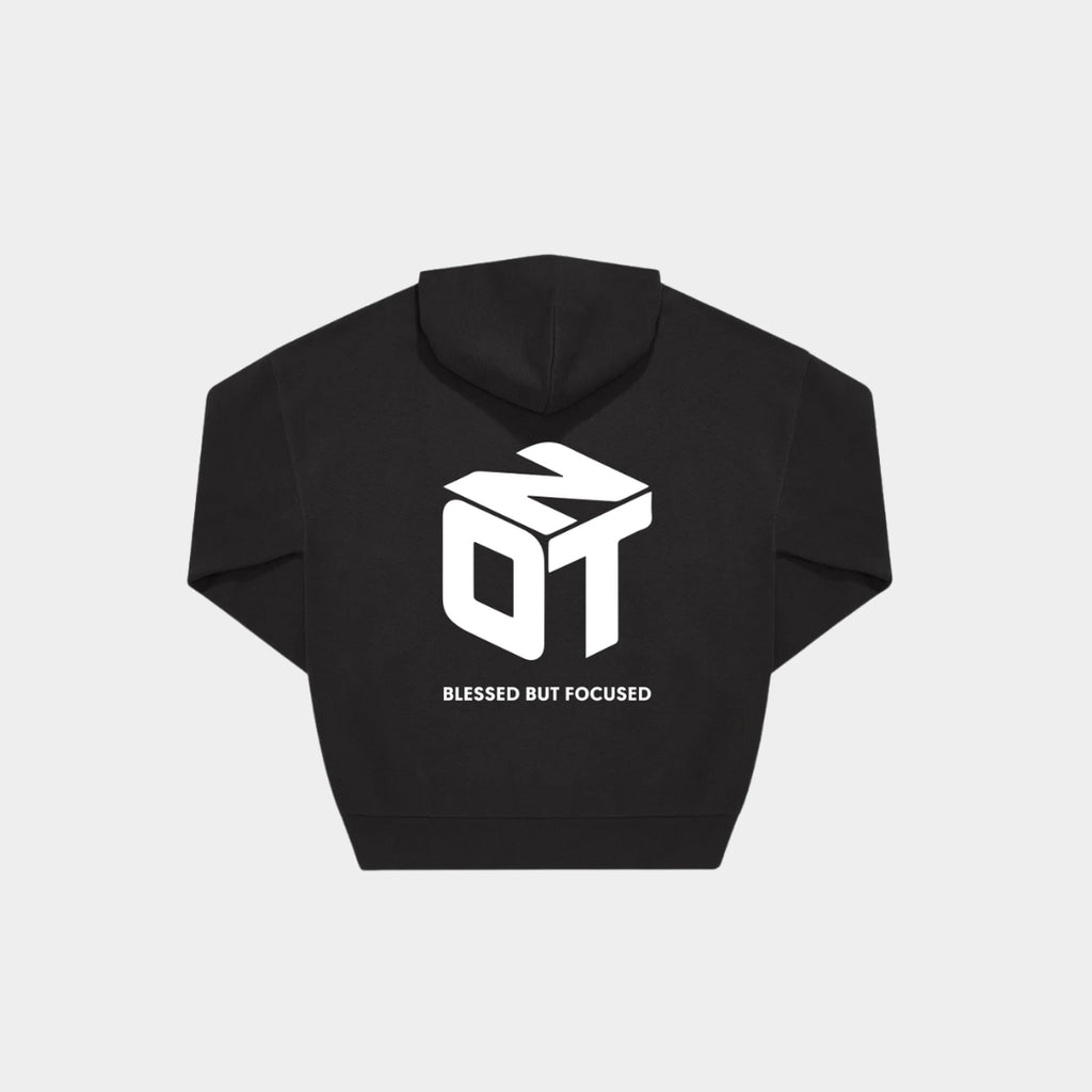 Blessed Black Oversized Hoodie