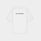 He's Just a Friend White Tee