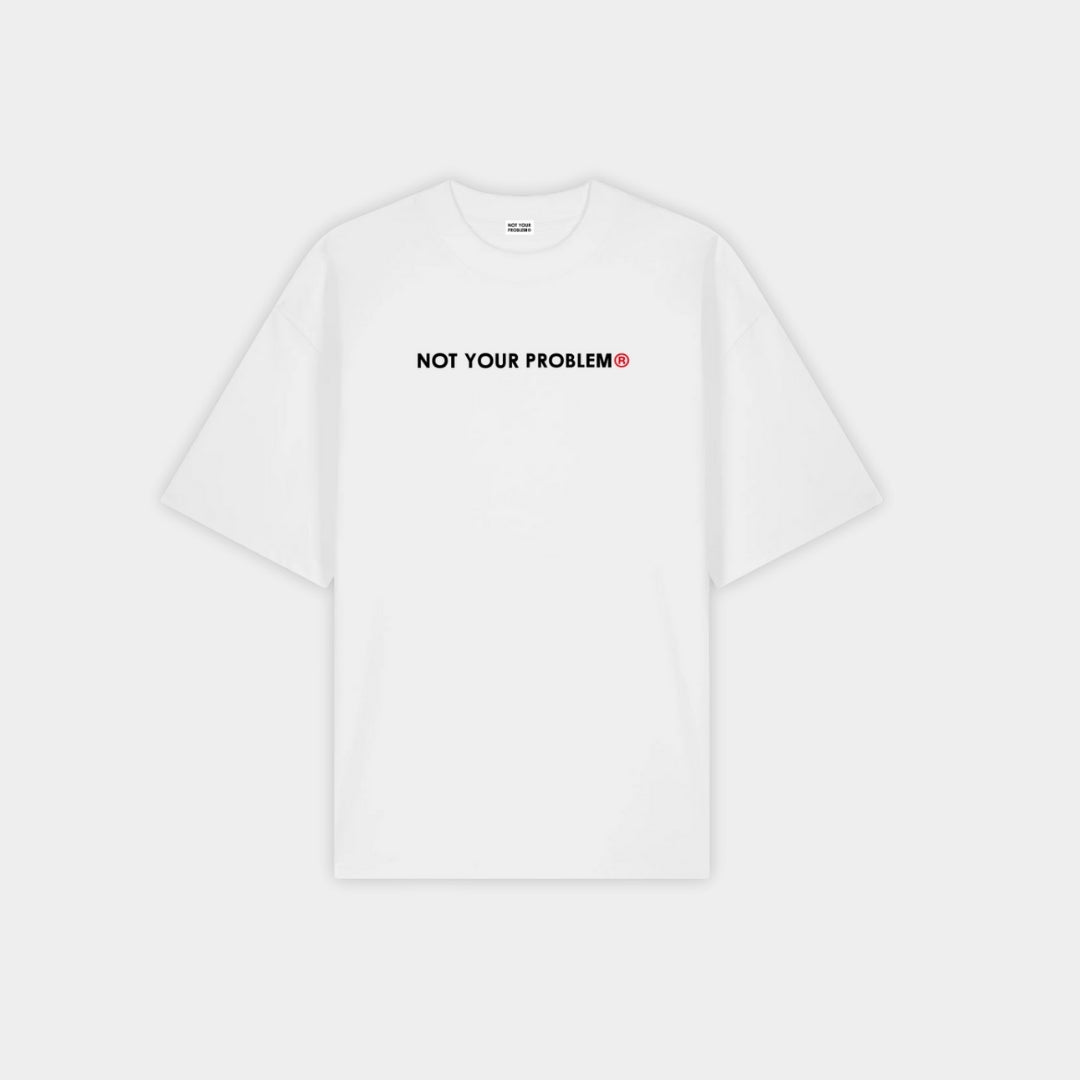 He's Just a Friend White Tee