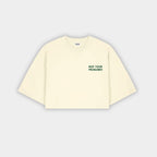 Signature Cream Crop Top