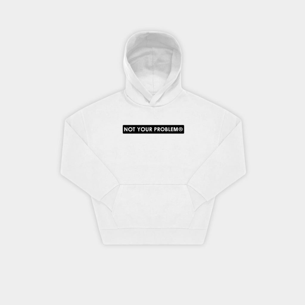 NOT White Oversized Hoodie
