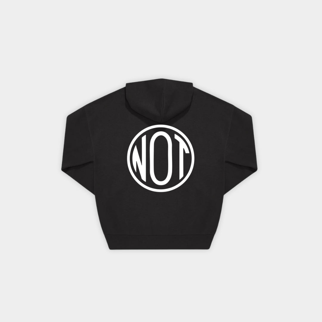 NOT Black Oversized Hoodie