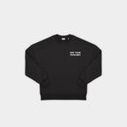 Signature Black Oversized Sweatshirt