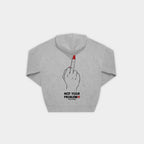 Nail Appointment Gray Oversized Hoodie